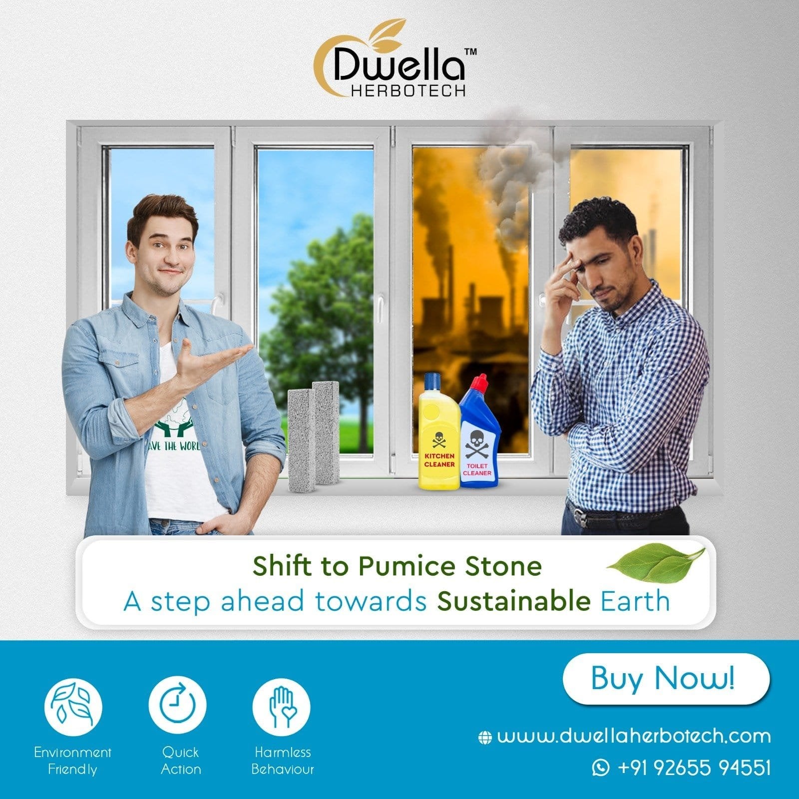 Buy 6 Pack of Pumice Stone for Toilet Bowl Cleaner